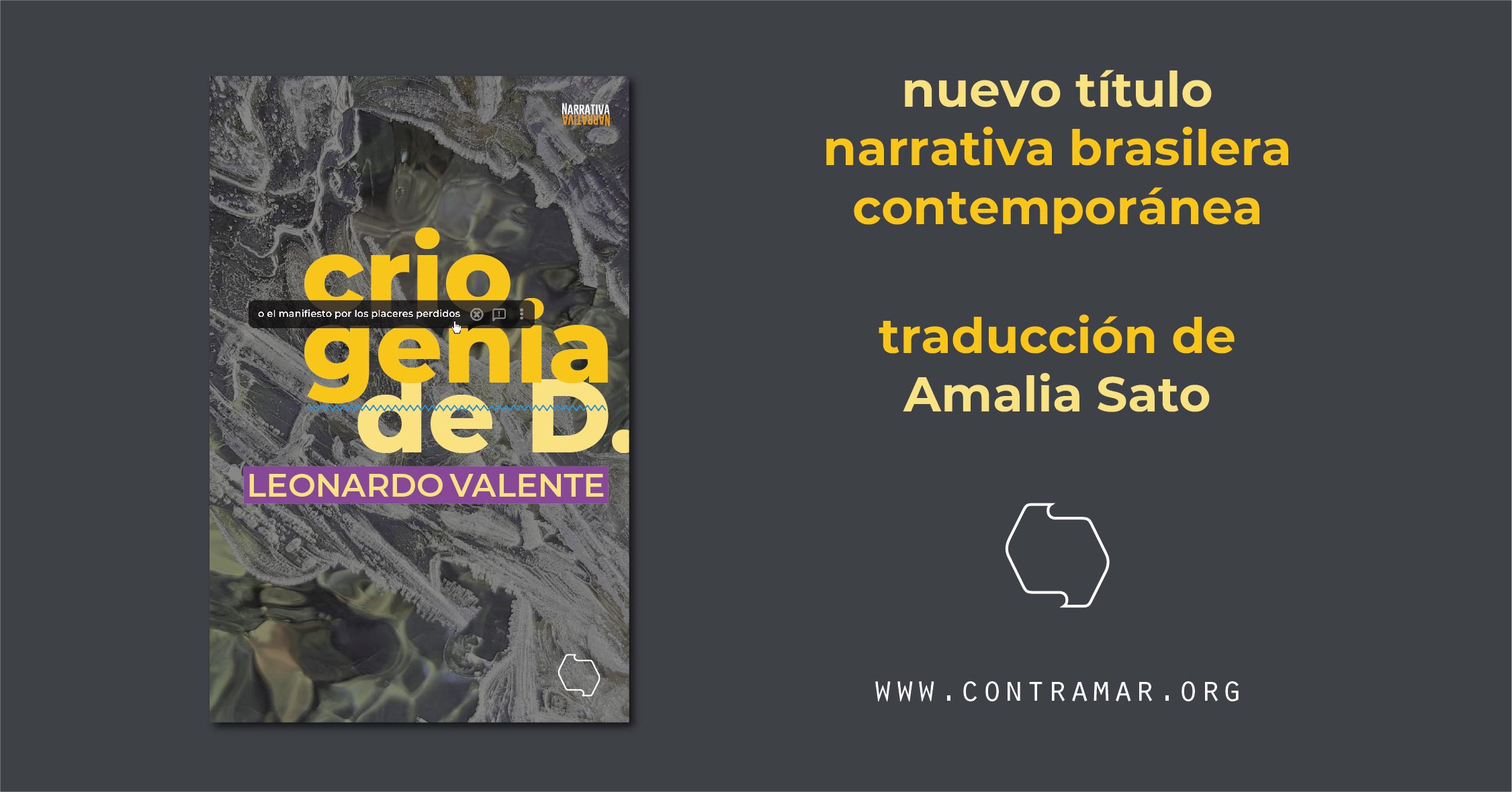 Conversamos con Leonardo Valente sobre “criogenia de D.”